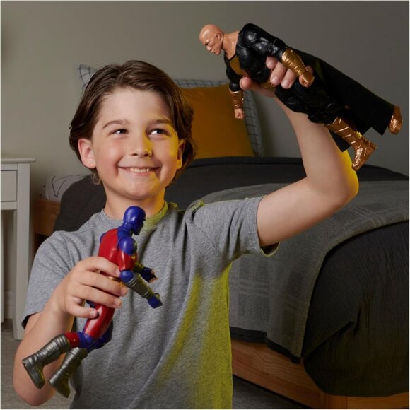 🆕 Kids Black Adam Movie Action Figure Collectible Dynamic Poses Hawkman Cyclone - Picture 2 of 7